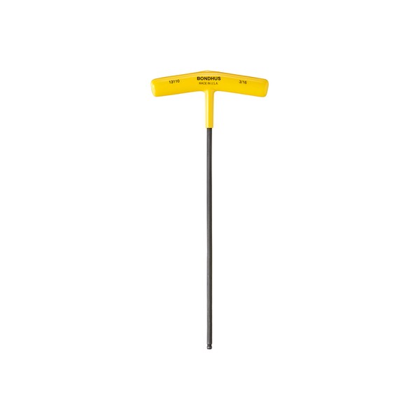 BONDHUS BT3/8 No.13114 Ball Point Hex T-Handle, 3/8 inch (302