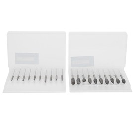 20pcs Woodworking Burr File Set Cemented Carbide Rotary Burrs Files Milling Cutter Bit Carving Tool