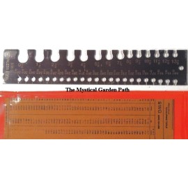 Platinum 1 Precision-Made Stainless Steel Wire Gauge to Measure Wire 0 to 36 Gauge