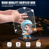 Acrylic Display Case for Action Figures,Clear Acrylic Display Box for