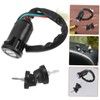 Ciieeo 2pcs Ignition Key Switch with Wiring for Motorcycle Scooter