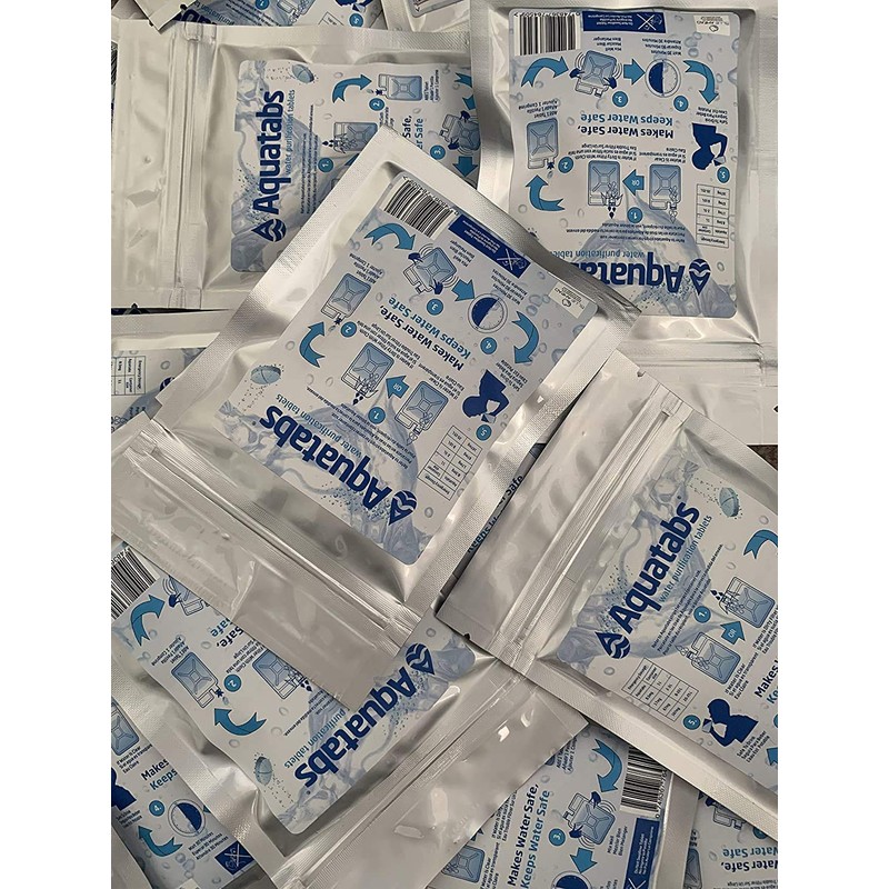 Aquatabs NaDCC 8.5 MG x 100 World's #1 Water Purification