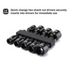 CASOMAN 9 Pieces 1/4" Magnetic Hex Nut Driver Set, 1/4"