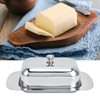 ANKROYU Stainless Steel Butter Box with Lid Food Grade Cheese