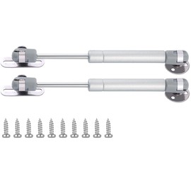 20N/4.4 lb Gas Strut Cabinet Hinge Safety Lift & Soft Open & Down Lid Buffer Telescopic Cabinet Door Gas Spring Supports 8 inch Length (2 Pack)