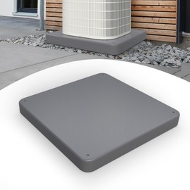 LBG Products Mini Split Pad,Equipment Pad 24 x 24 x 2 inches for Mini Split Air Conditioner Heat Pump Systems,Plastic Ground Pad for Outdoor Condenser Units,Mini Split AC Condenser Pad
