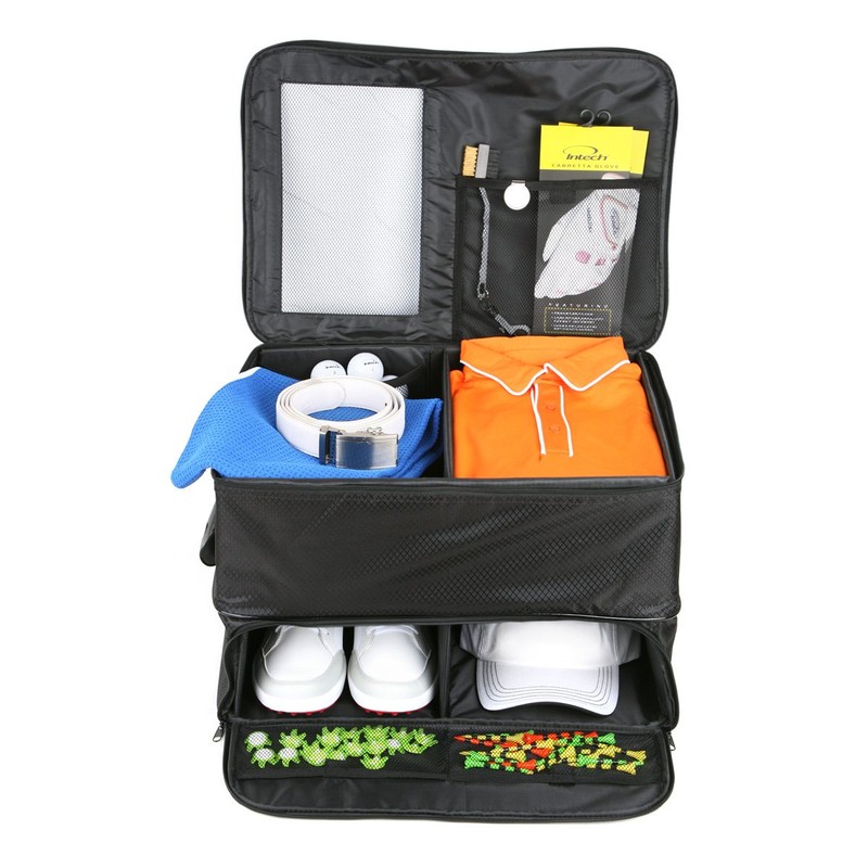 Intech Double Layer Golf Trunk Organizer for Car, SUV and