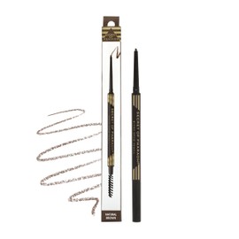EBIN NEW YORK Micro Brow Pencil Natural Brown – Fine Tip Brow Pencil with Smooth Application & Built-In Blending Brush