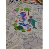 The Coloring Table - Colorable Oceantime Fun Tablecloth - Square