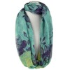 Girly HandBags Women's scarf, one size, blue-green, m