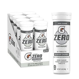 Gatorade Zero Tablets, Glacier Cherry 8 count (Pack of 10)