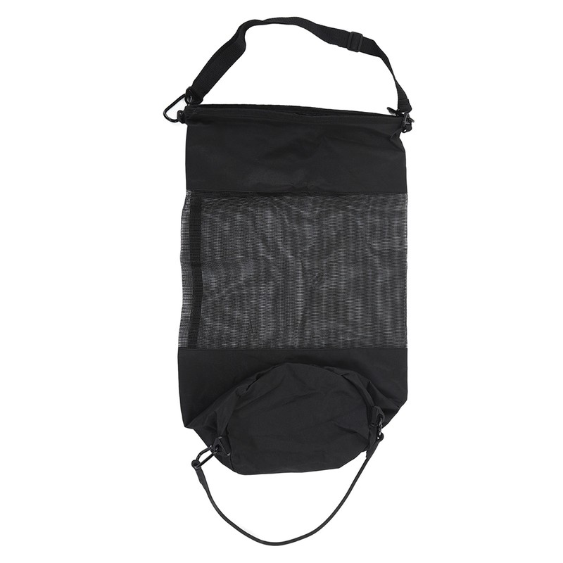 Mesh Trash Bag Washable Large Capacity Lightweight Portable Outdoor Garbage