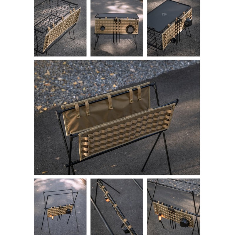 Camping Moon (キャンピングムーン) Camp Table Field Rack Loop Tactical Sheet