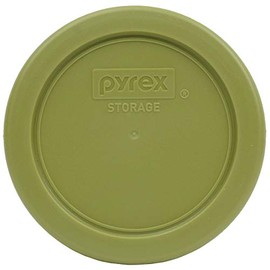 Pyrex 7202-PC 1-Cup Olive Green Food Storage Replacement Lid - Made in USA