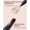 Erinde Lápiz Doble Punta para Cejas Líquido, Duración Extrema, W02