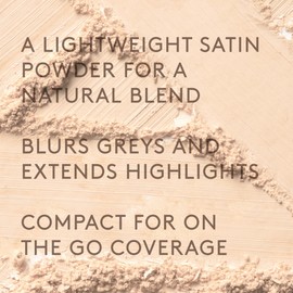 Josh Wood Colour (Blonde) Root Smudge with Two-Ended Brush and Mirrored Compact -Weightless Satin Powder with Non-Greasy Formula,Non-Dye Alternative for Temporary Grey Hair Coverage, Apply to Dry Hair