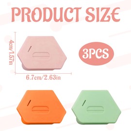 Magnetic Seam Guide for Sewing Machine, 3 Pcs Universal Sewing Accessories, Sewing Kit Magnetic for Magnet Making Machine, Multi-Purpose Tool Polygonal Seam Guide Hemmer Guide with Scale