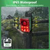 ChunHee Solar Animal Detterent Outdoor,Motion Activated Deer Deterrent,Support Recording&±Volume,Deter Deer,