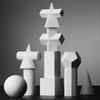 10PCS Art Crafts 3D Gypsum Geometry Sketch Basic Form Learning