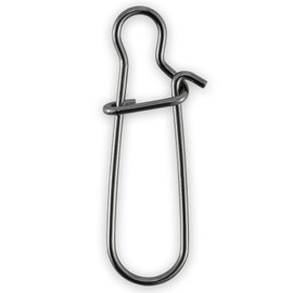 Alwonder Pack of 100 Snaps Fishing Hooks for Spin Fishing Stainless Steel Bait Snap Freshwater Saltwater Fishing Swivels Available in Various Sizes 12-40 kg Leader Swivels, High Load Capacity Size