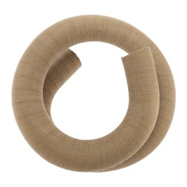 VekAuto 1 Pc Car Heater Duct Pipe 42mm ID 150cm Max l Warm Air Ducting Hose Car Truck RV Bus Van Boat Aluminum Foil Brown