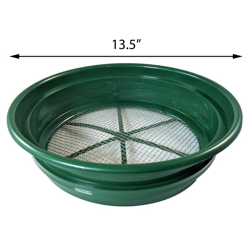 ASR Outdoor Gold Panning 1/4 Classifier Screen Sifting Pan Prospecting