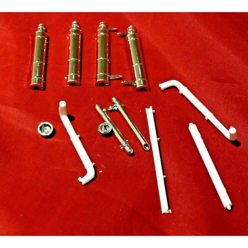 AMT Peterbilt 352 Pacemaker Exhaust Stacks 1/25