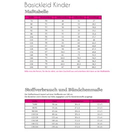 Sewing Pattern and Sewing Instructions - Children's Dress - Basic Dress