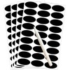 Small Oval Chalkboard Labels Waterproof Stickers for Sugar Jars,Party,Weddings and