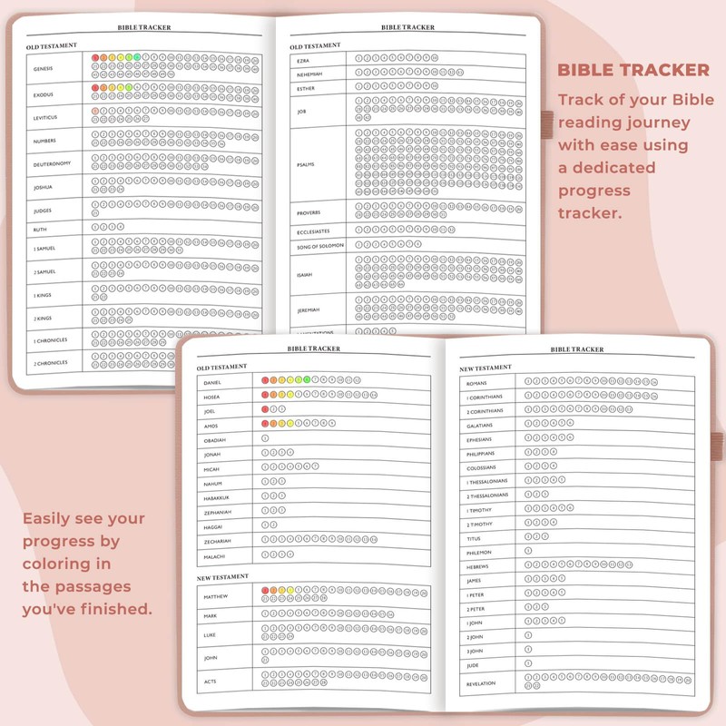 JOTFLY Bible Study Journal - Church Notes Notebook for Note