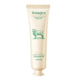 images 2 Pack Double Moisture Sheep Oil Hand Cream, Enriched with Glycerin & Niacinamide, Scented with Freesia & Bergamot, Softens and Repairs Dry Cracked Skin, For All Skin Types