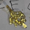 Heady Glass Art Pendant Shatter Slab CFL Shift with SS