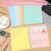 8pcs Discbound Dividers with Pocket 7x9.25'' Planner Dividers 9-Disc Notebook