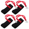 WOONEKY 4 Pcs Ski Glove Lanyard Ski Glove Clips for
