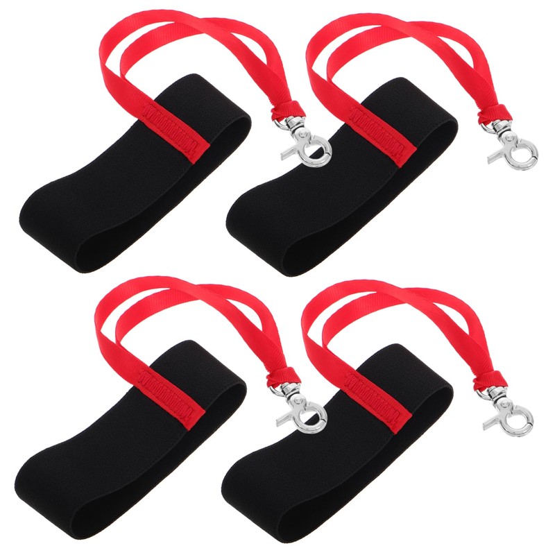 WOONEKY 4 Pcs Ski Glove Lanyard Ski Glove Clips for