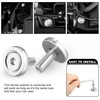 X AUTOHAUX 10pcs Fender Washer Bumper Washer M6 Bolts Engine
