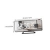 CIYODO Led Digital Alarm Clock Mirrored Projection Table Radio Multi-Function