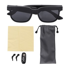 Bluetooth Audio Sunglasses Voice Control Open Ear Style Adjustable Volume Bluetooth 5.1 IP44 Waterproof Smart Glasses