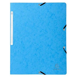 Exacompta 5510E Folder with Corner Elastic Fastener Bands