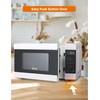 Commercial CHEF CHM990W 900 Watt Counter Top Microwave Oven, 0.9