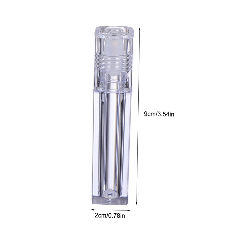 Healeved Lip Gloss Base 10pack Lip Oil Square Plastic Refillable