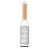Kitchen Cheese Grater Lemon Zester Flat Handheld Grater Ergonomic Natural