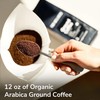 For Wellness Organic Arabica Ground Coffee (12 oz, Dark Roast)