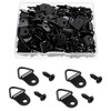 100 Pack Steel Picture Hangers with 100pcs 8mm Screws, Small