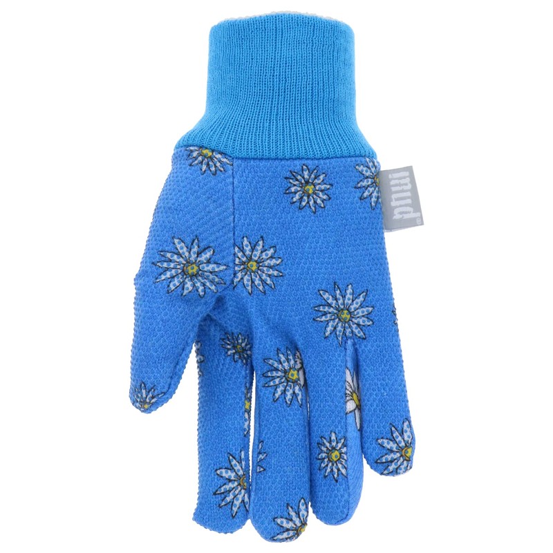 MUD Essential Women's PVC Dotted Palm And Daisy Printed Jersey