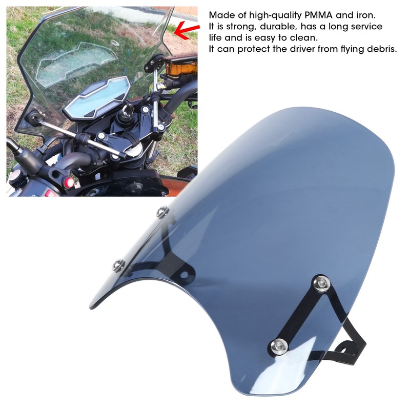 Motorcycle Windshield Wind Deflector Protective Replacement for CB650R 2019 2020