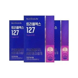 뉴트리원 트리플엑스127 1350mg 60캡슐 3개/mjc NutriOne Triple X127 1350mg 60 Capsules 3 Pieces/mjc