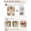 Cuddobaby Baby Bath Seat 3-in-1 【360° Protection Against Side Tipping,