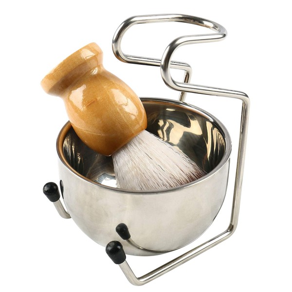 Pennello da Barba e Set di Ciotole, Pennello da Barba