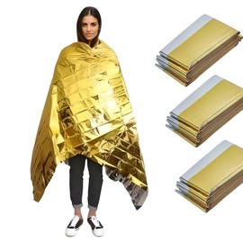 Seven Mine 3 Mantas Termicas de Supervivencia de Emergencia de 12 Micras | Aluminizada